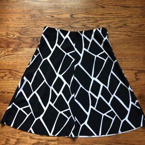 Worthington black and white skirt
